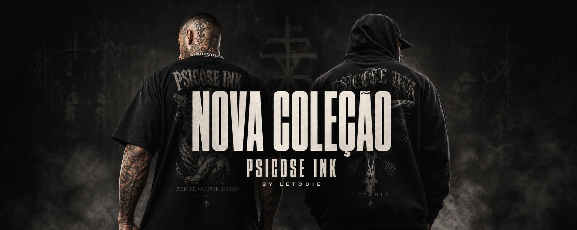 Psicose Ink — coleção autoral de camisetas e moletons oversized por Letodie