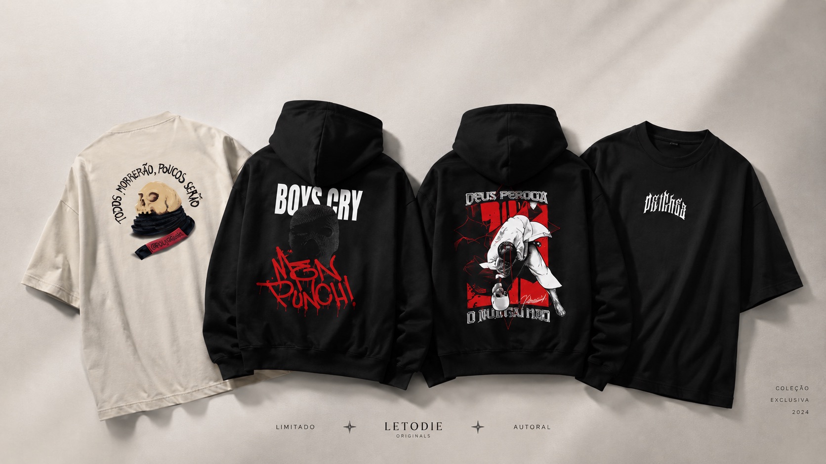 Psicose Ink — coleção autoral de camisetas e moletons oversized por Letodie